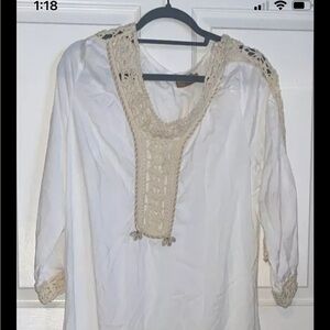 Large Caftan /swimsuit cover up by Skemo